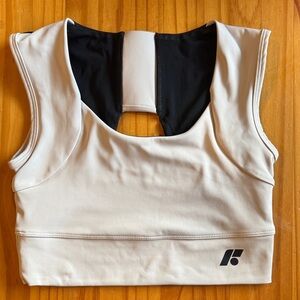 Women's Cream Sports Bra